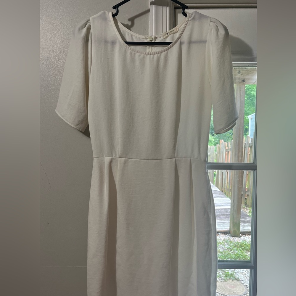 small and beautiful ivory dress